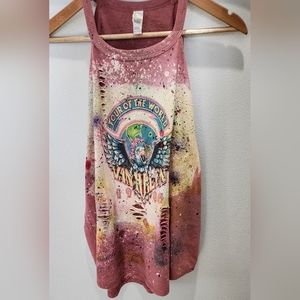 DISTRESSED BAND TANK NWT